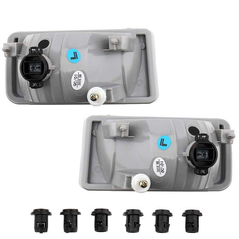 MAYASAF Amber Lens Fog Light Pair of Bumper Fog Lamp for CHEVY 2007-14 Silverado/Suburban/Avalanche/Tahoe, for GMC 2007-14 Sierra/Yukon, 2007-08 Escalade - Image 5